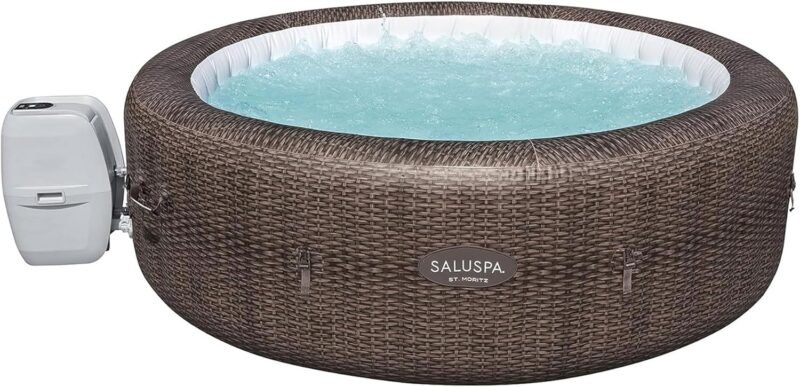 Bestway SaluSpa Miami Inflatable Jacuzzi – Portable 4-Person Outdoor Hot Tub - Image 4