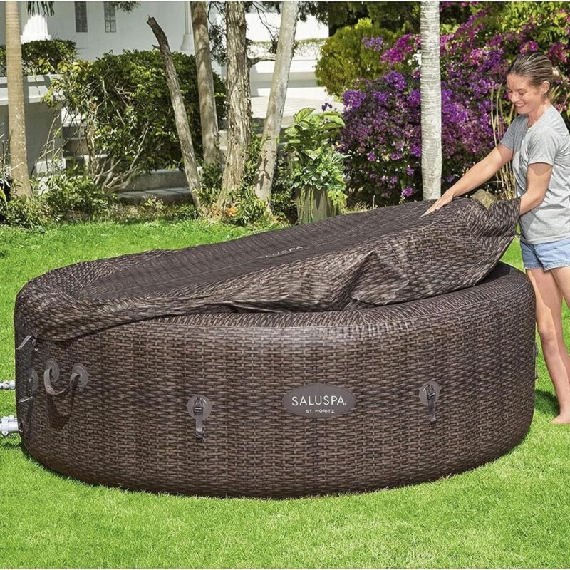 Bestway SaluSpa Miami Inflatable Jacuzzi – Portable 4-Person Outdoor Hot Tub - Image 3