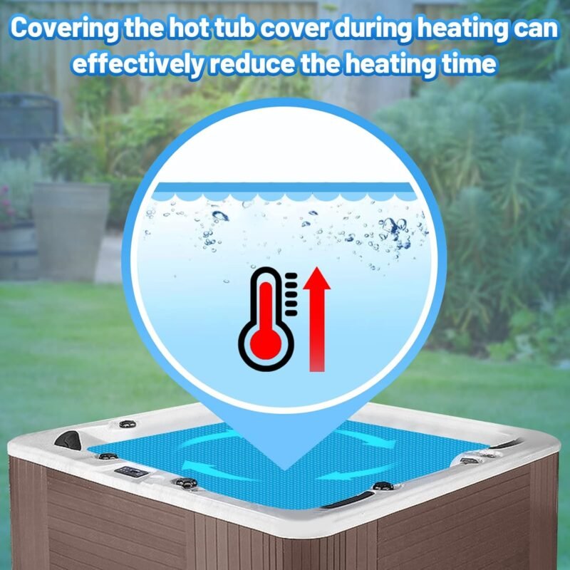 Thermal Spa Hot Tub Cover Blanket – Insulated Floating Jacuzzi Protector - Image 3