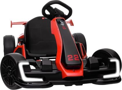 Electric Drift Go Kart for Kids – 24V 300W with Bluetooth & LED