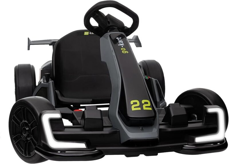 Electric Drift Go Kart for Kids – 24V 300W with Bluetooth & LED - Image 3