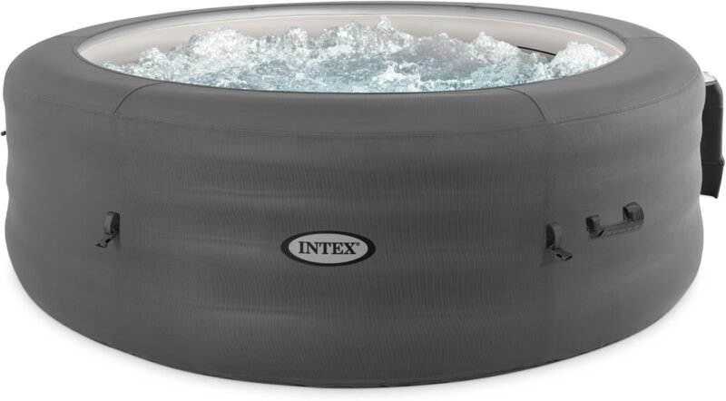 Intex SimpleSpa 4-Person Inflatable Hot Tub with 100 Bubble Jets