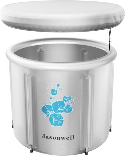 Jasonwell Ice Bath Tub for Athletes – Heavy-Duty Cold Water Therapy Plunge Tub