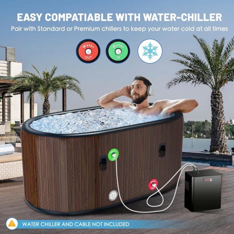 OMK 212-Gallon Inflatable Cold Plunge Tub – Portable Ice Bath for Athletes - Image 2