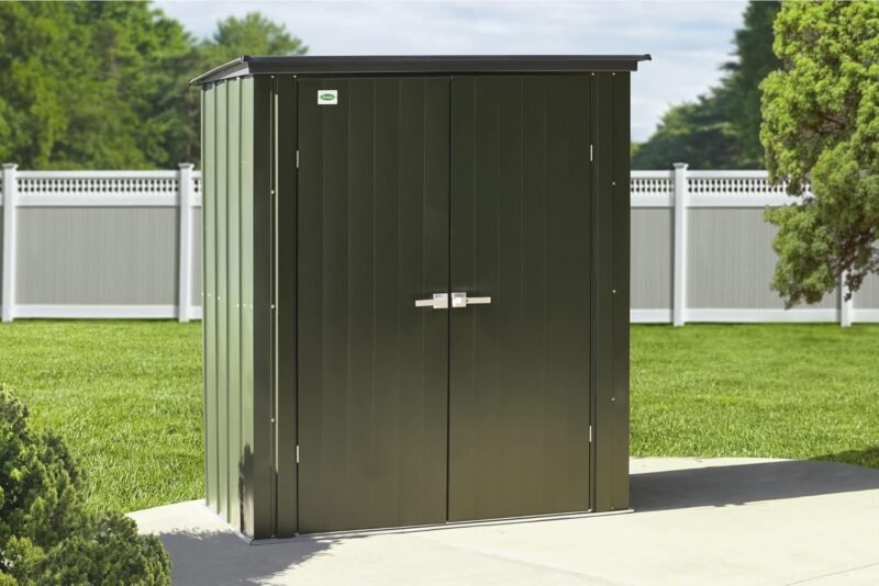 Patiowell 6x4 FT Outdoor Metal Storage Shed – Durable, Lockable & Weather-Resistant