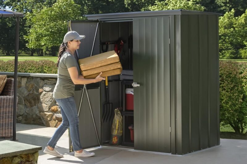 Patiowell 6x4 FT Outdoor Metal Storage Shed – Durable, Lockable & Weather-Resistant - Image 3